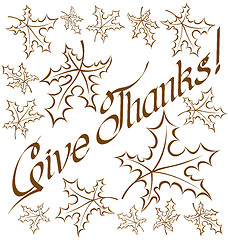 Image showing Thanks Giving text