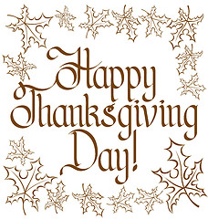 Image showing Thanks Giving text