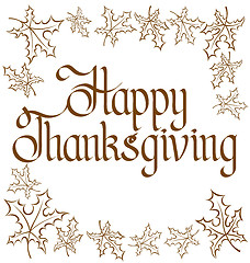 Image showing Thanks Giving text