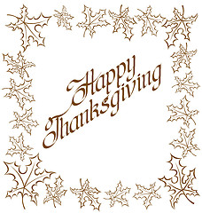 Image showing Thanks Giving text