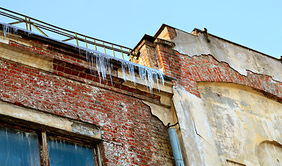 Image showing Icicle closeup