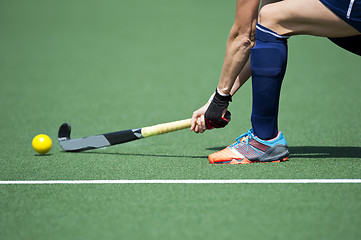 Image showing Field Hockey Passing