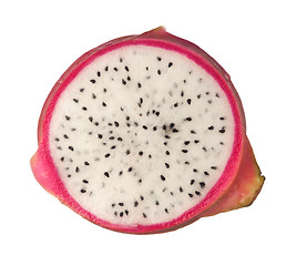 Image showing Cross section of a dragonfruit