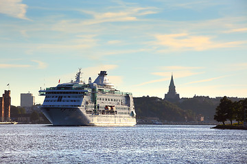 Image showing View of Stockholm city and waterfront 