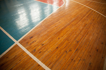 Image showing Basketball court