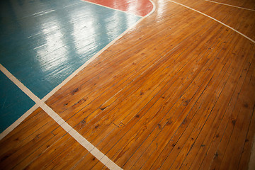 Image showing Basketball court