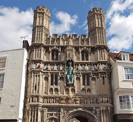 Image showing St Augustine Gate in Canterbury