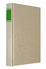 Image showing Grey book isolated on white background