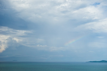 Image showing rainy sky