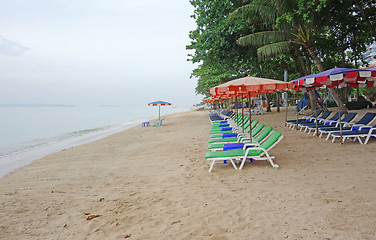 Image showing tropical sand beach