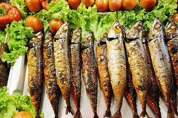 Image showing grilled fish