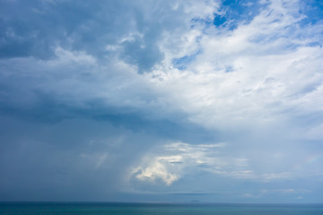 Image showing rainy sky