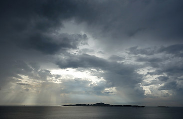 Image showing stormy sky