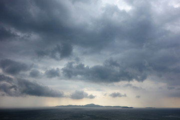 Image showing stormy sky