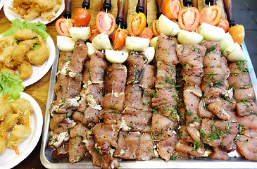 Image showing raw kebab