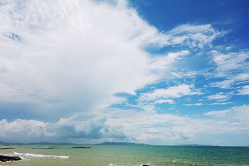 Image showing sky and sea