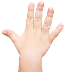 Image showing baby hand