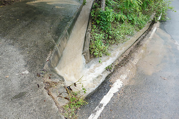 Image showing rain stream