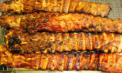 Image showing grilled ribs