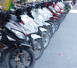 Image showing scooters