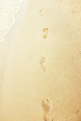 Image showing footsteps