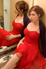 Image showing Red dress