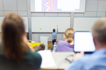 Image showing Lecture at university.