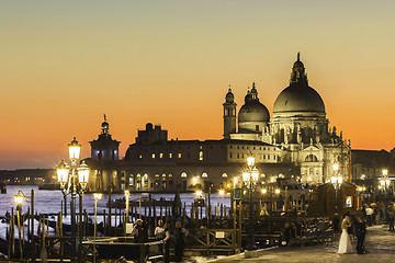 Image showing Venice in sunset.