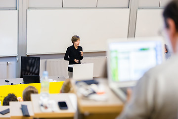 Image showing Lecture at university.