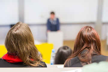 Image showing Lecture at university.