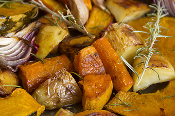 Image showing Rustic Baked Vegetables