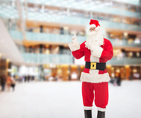 Image showing man in costume of santa claus