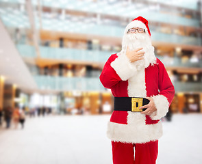 Image showing man in costume of santa claus