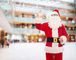 Image showing man in costume of santa claus