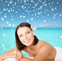 Image showing beautiful young woman in spa