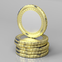 Image showing Blank coins