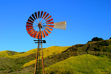 Image showing Water Pumping Windmill