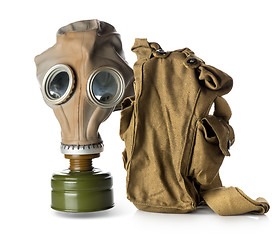 Image showing Respirator with bag