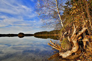 Image showing HDR capture of a lake in Bavaria in autumn