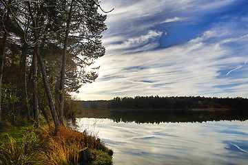 Image showing HDR capture of a lake in Bavaria in autumn