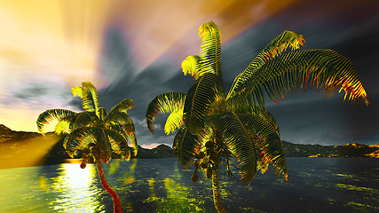 Image showing Hawaiian paradise 