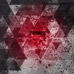 Image showing Red grunge abstract background