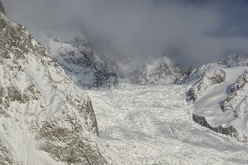 Image showing Mountain wall