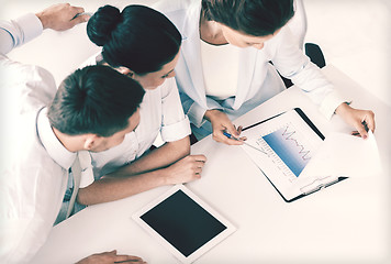 Image showing business team having discussion in office