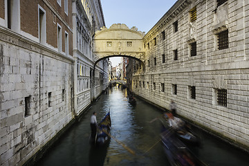 Image showing Bridge of Sighs, Venice, Italy.