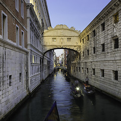 Image showing Bridge of Sighs, Venice, Italy.