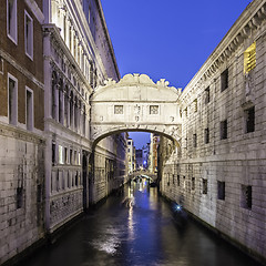 Image showing Bridge of Sighs, Venice, Italy.