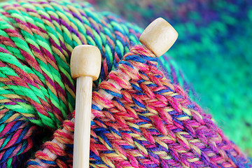 Image showing knitting