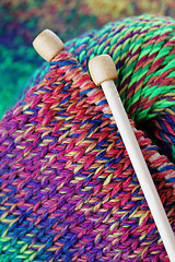 Image showing knitting