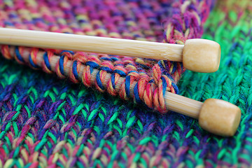 Image showing knitting